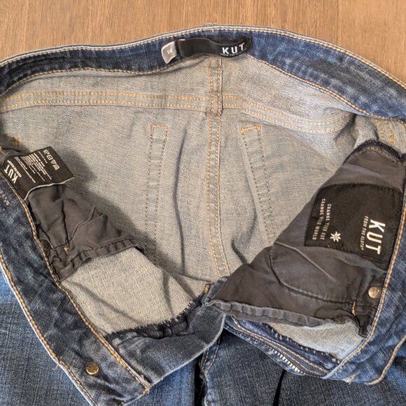 Kut from the Kloth, Dark Wash Skinny Jeans, Sz 14 - Picture 6 of 13